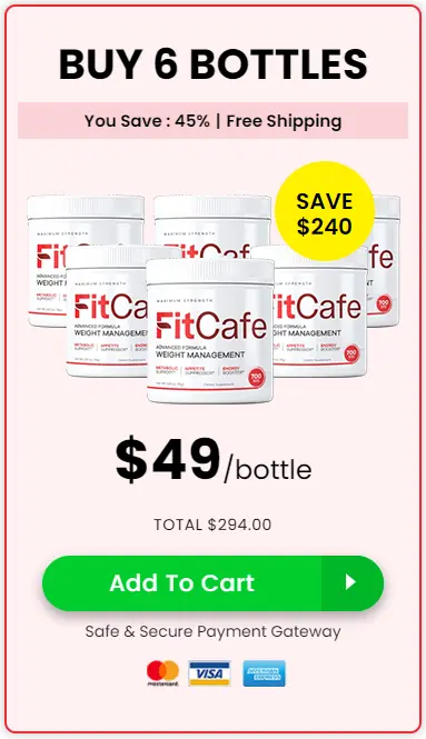 Fit Cafe 6 Bottle Price